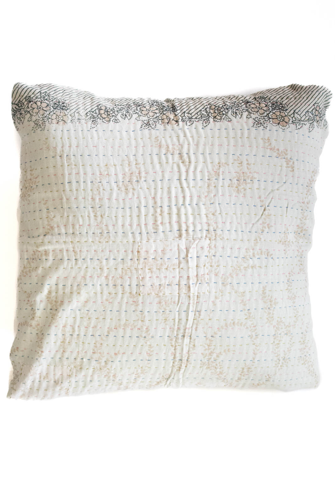 Beautiful no. 6 Kantha Pillow Cover