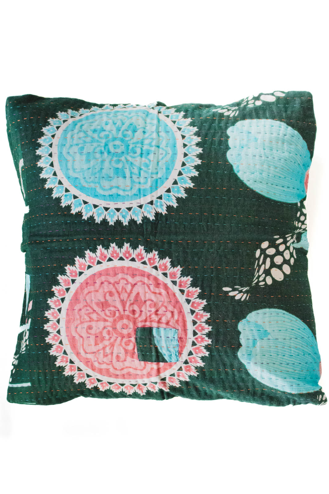 Charm no. 2 Kantha Pillow Cover
