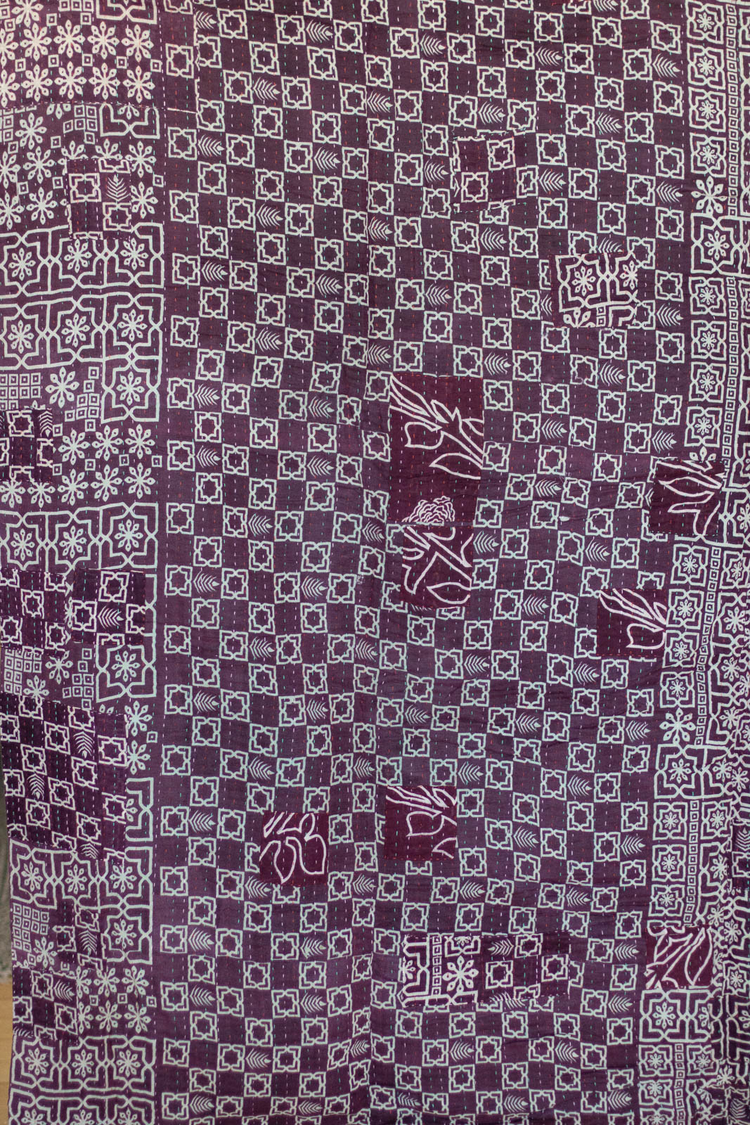 Friendship No. 7 Large Kantha Throw