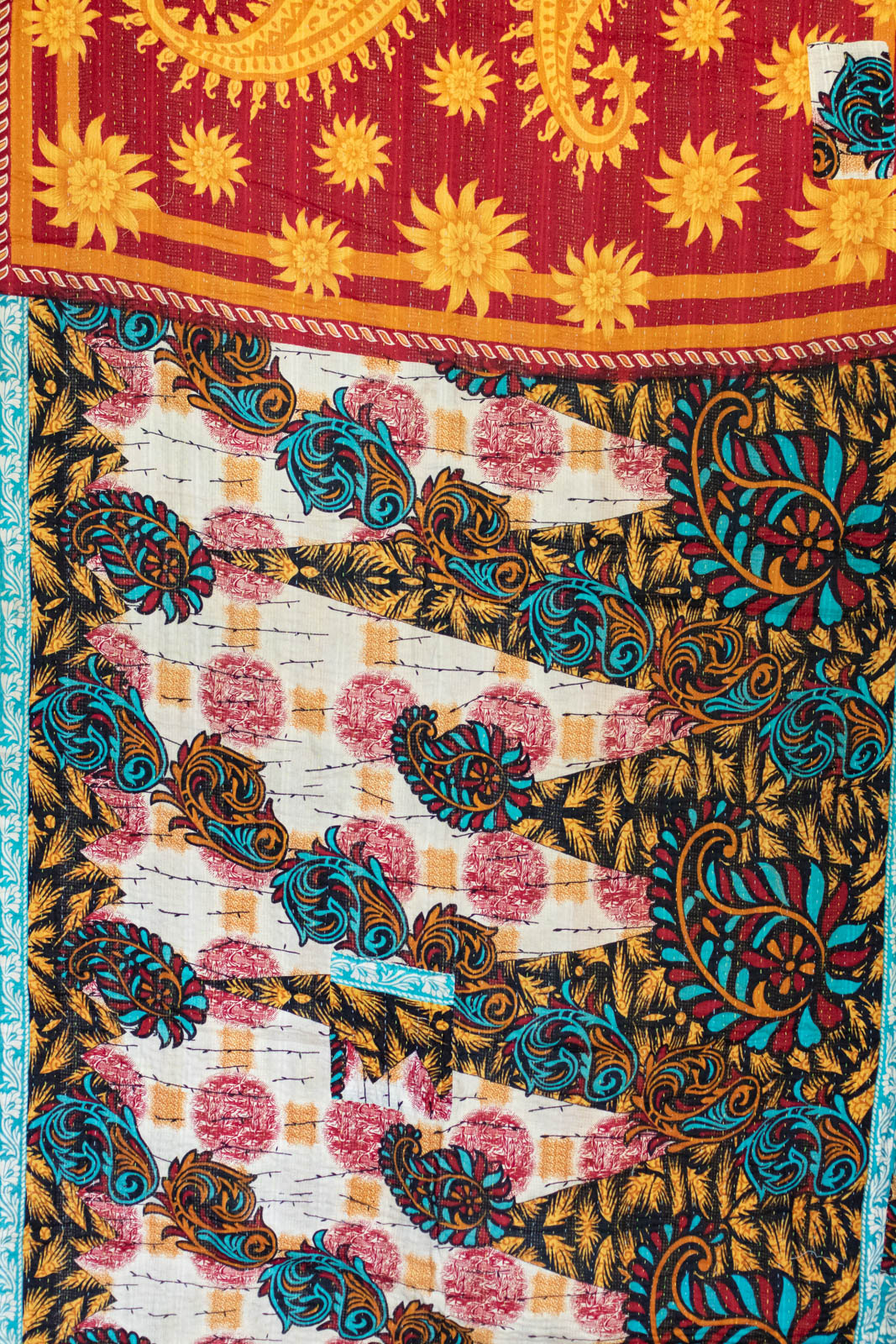 Shine No. 9 Kantha Large Throw