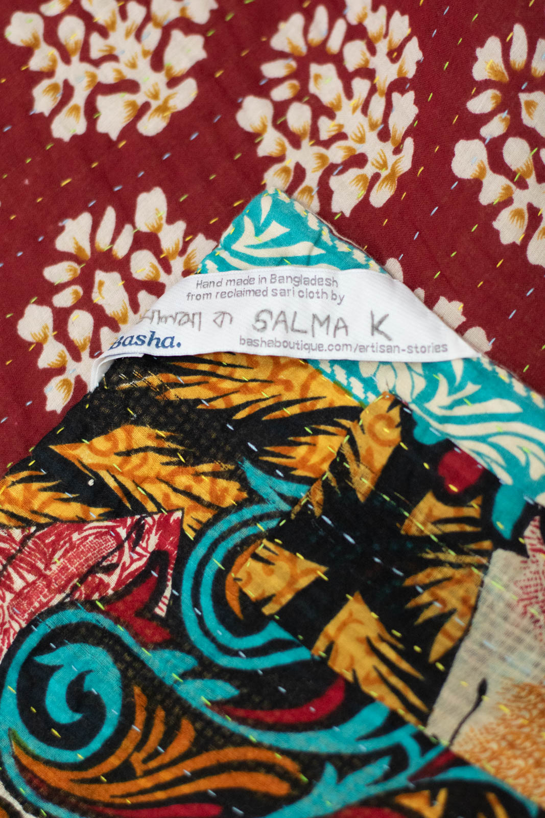 Shine No. 9 Kantha Large Throw
