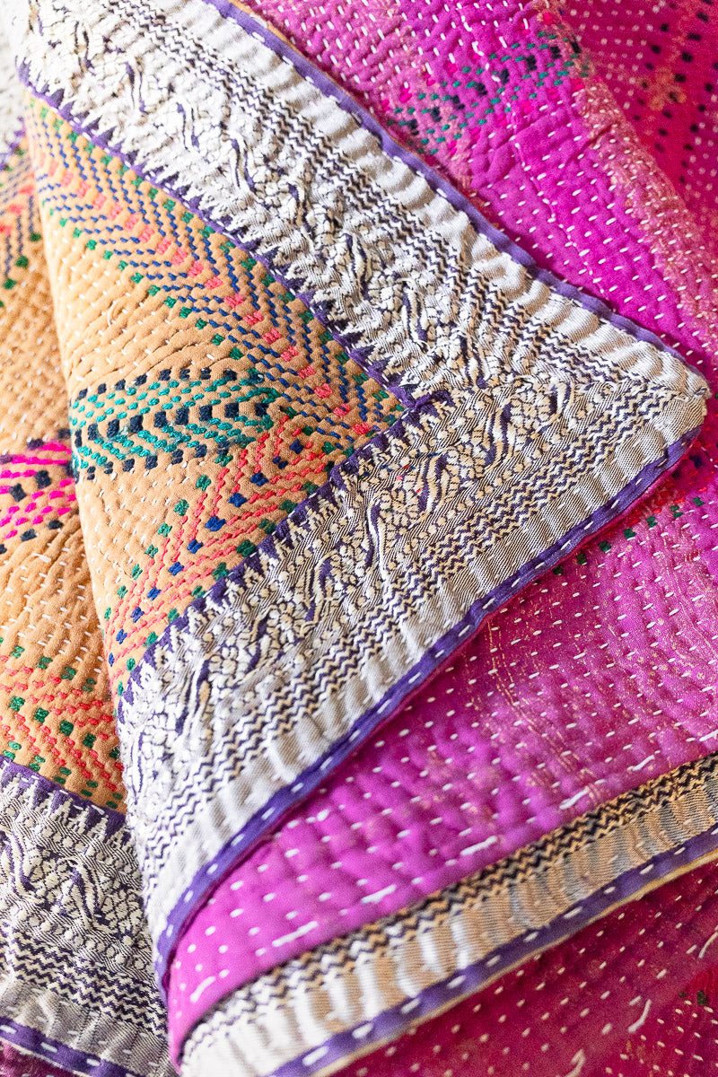 Masterpiece No. 124 Kantha Quilt