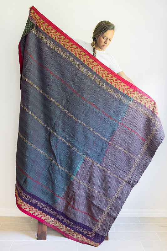Masterpiece No. 119 Kantha Quilt