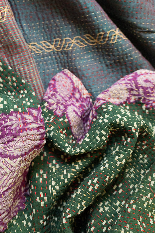 Masterpiece No. 119 Kantha Quilt