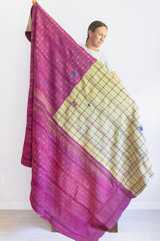 Masterpiece No. 124 Kantha Quilt