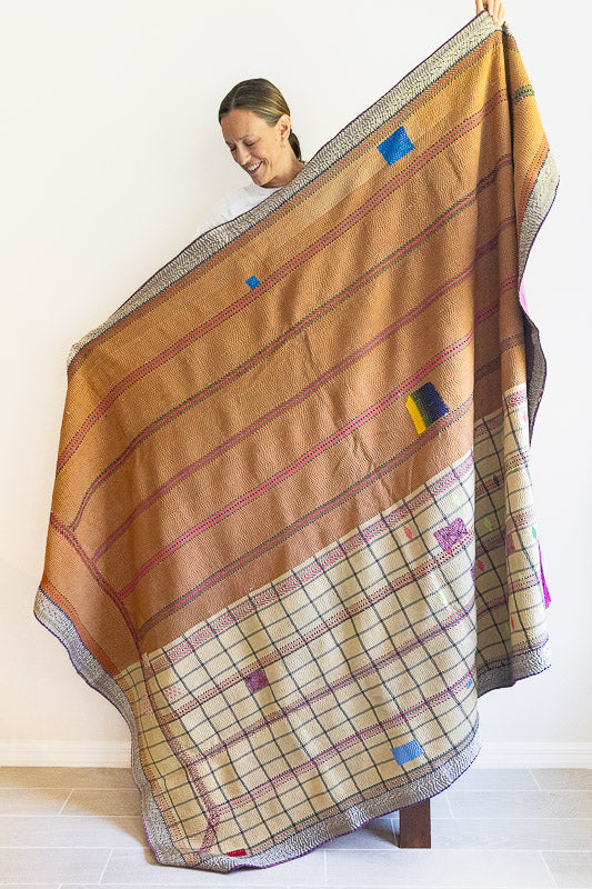 Masterpiece No. 124 Kantha Quilt