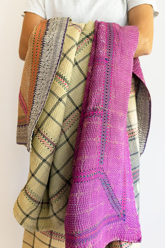 Masterpiece No. 124 Kantha Quilt