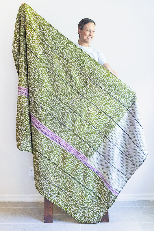 Masterpiece No. 125 Kantha Quilt