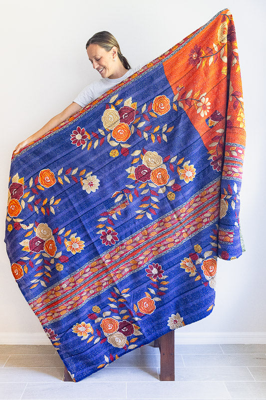 Masterpiece No. 125 Kantha Quilt