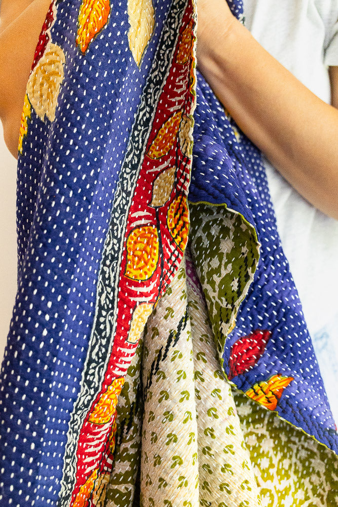 Masterpiece No. 125 Kantha Quilt