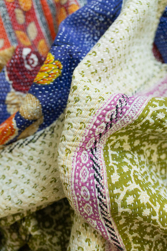 Masterpiece No. 125 Kantha Quilt