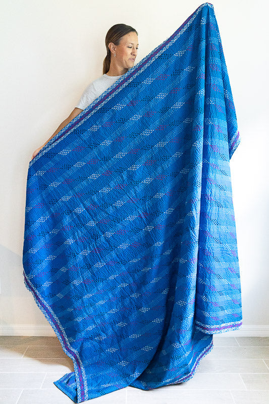 Masterpiece No. 128 Kantha Quilt