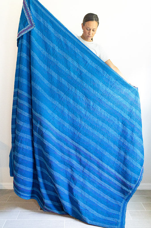 Masterpiece No. 128 Kantha Quilt