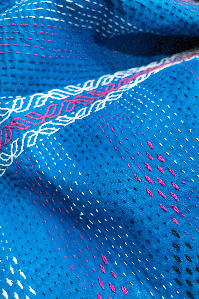 Masterpiece No. 128 Kantha Quilt