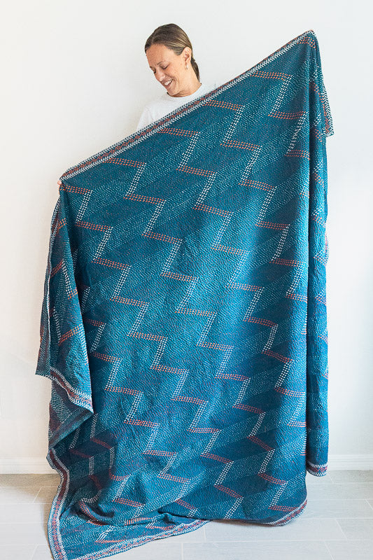 Masterpiece No. 133 Kantha Quilt