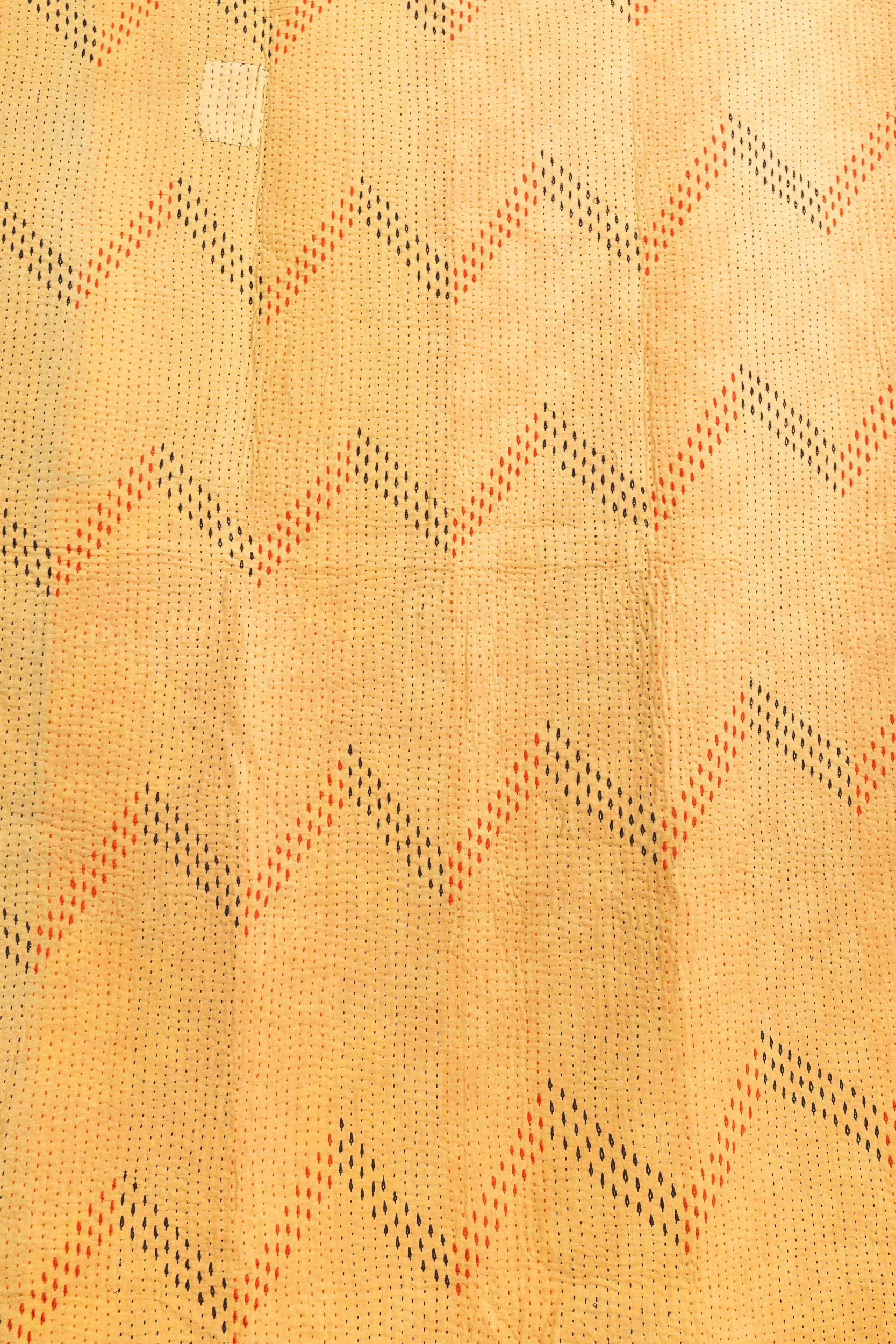 No. 147 Masterpiece Kantha Coverlet Quilt (Twin/Full)