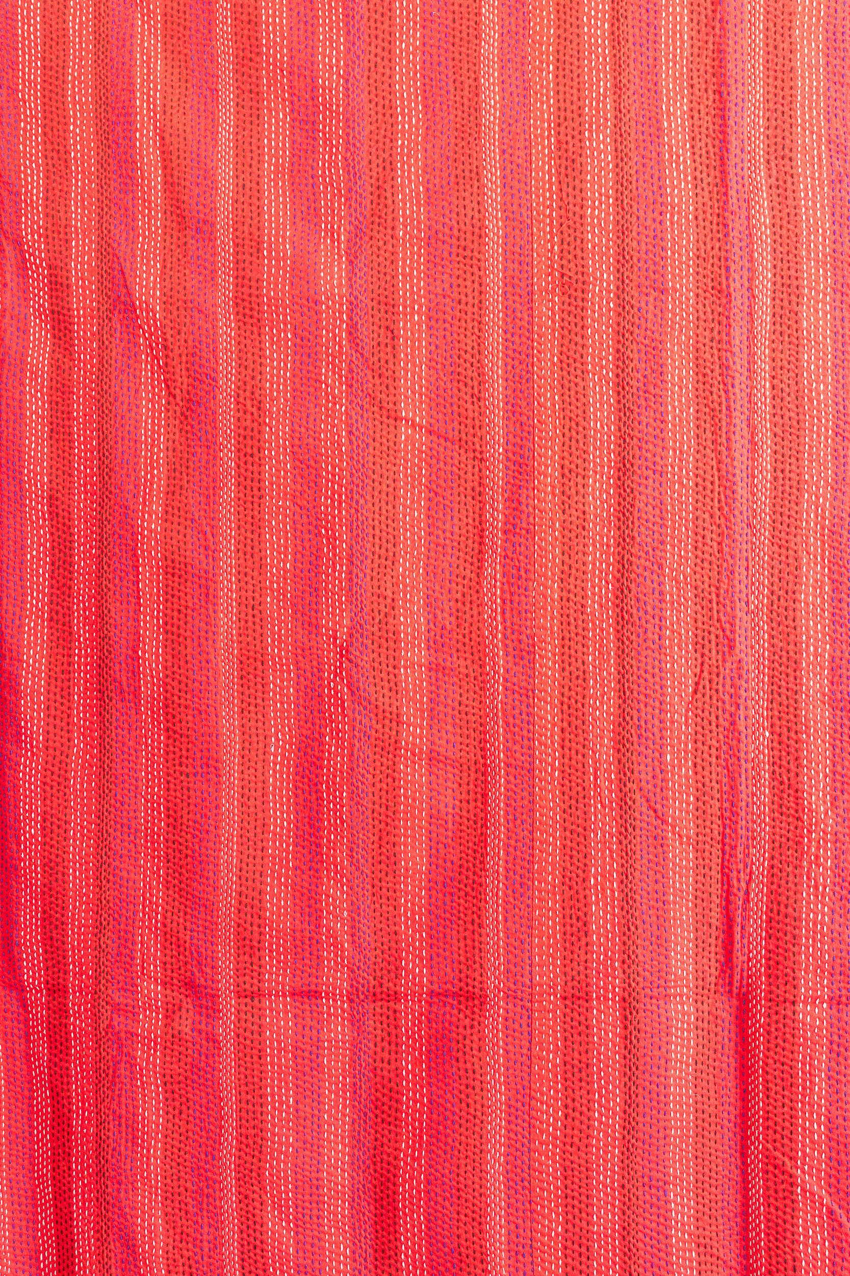 No. 138 Masterpiece Kantha Coverlet Quilt (Queen)