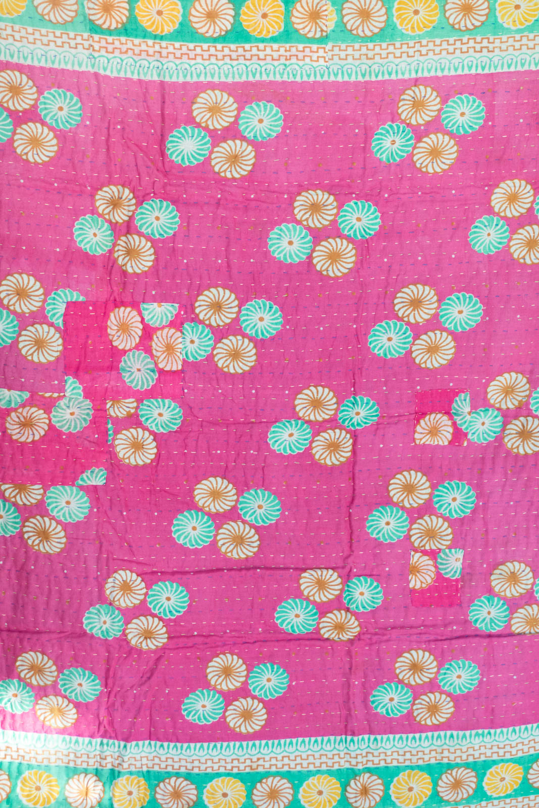Charm No. 5 Kantha Baby Blanket