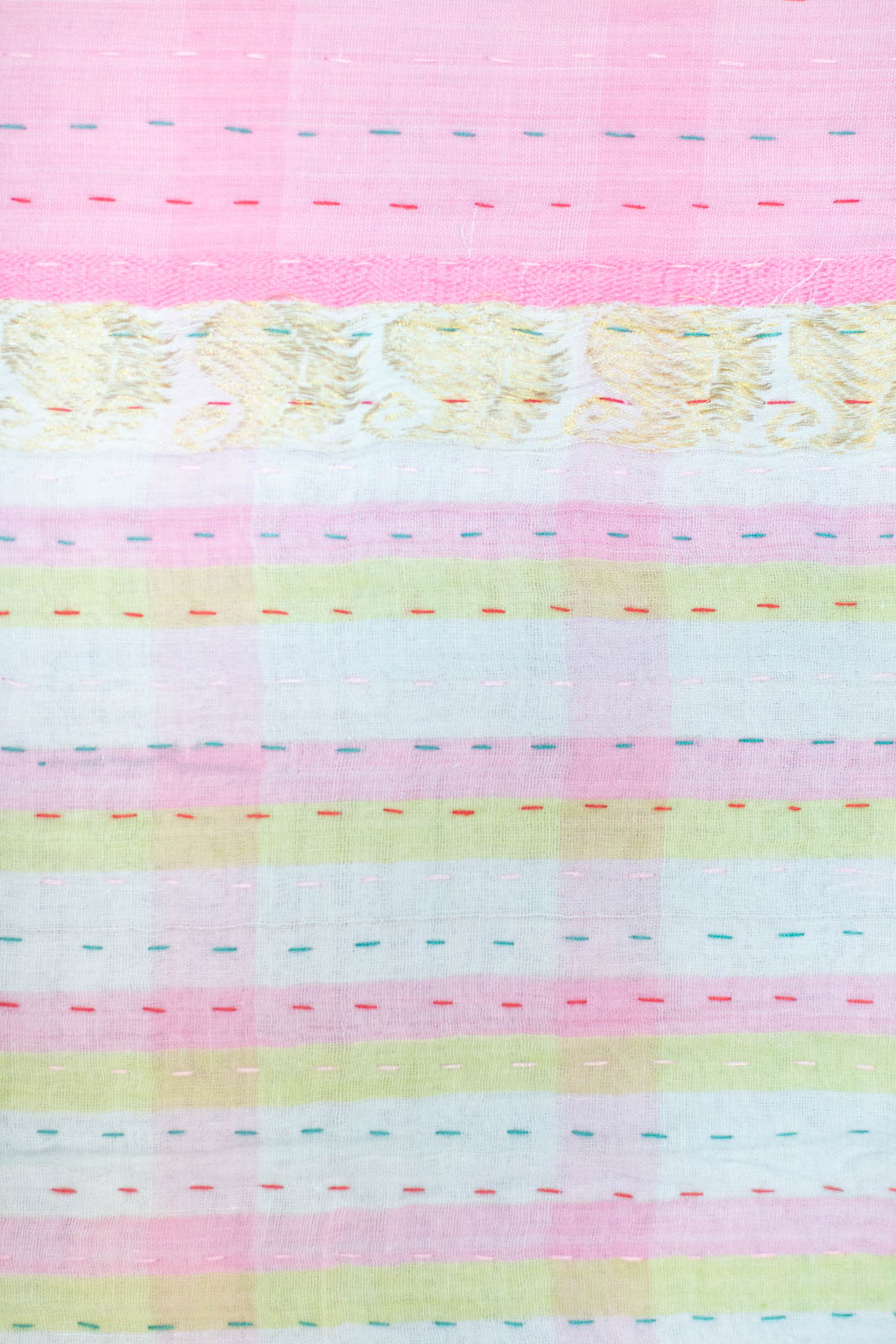 Delight No. 6 Kantha Baby Blanket