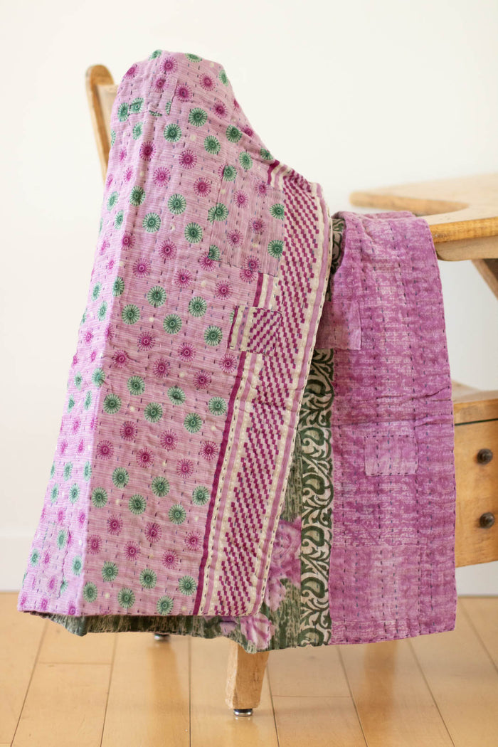 dignify Kantha Baby Blanket Quilt
