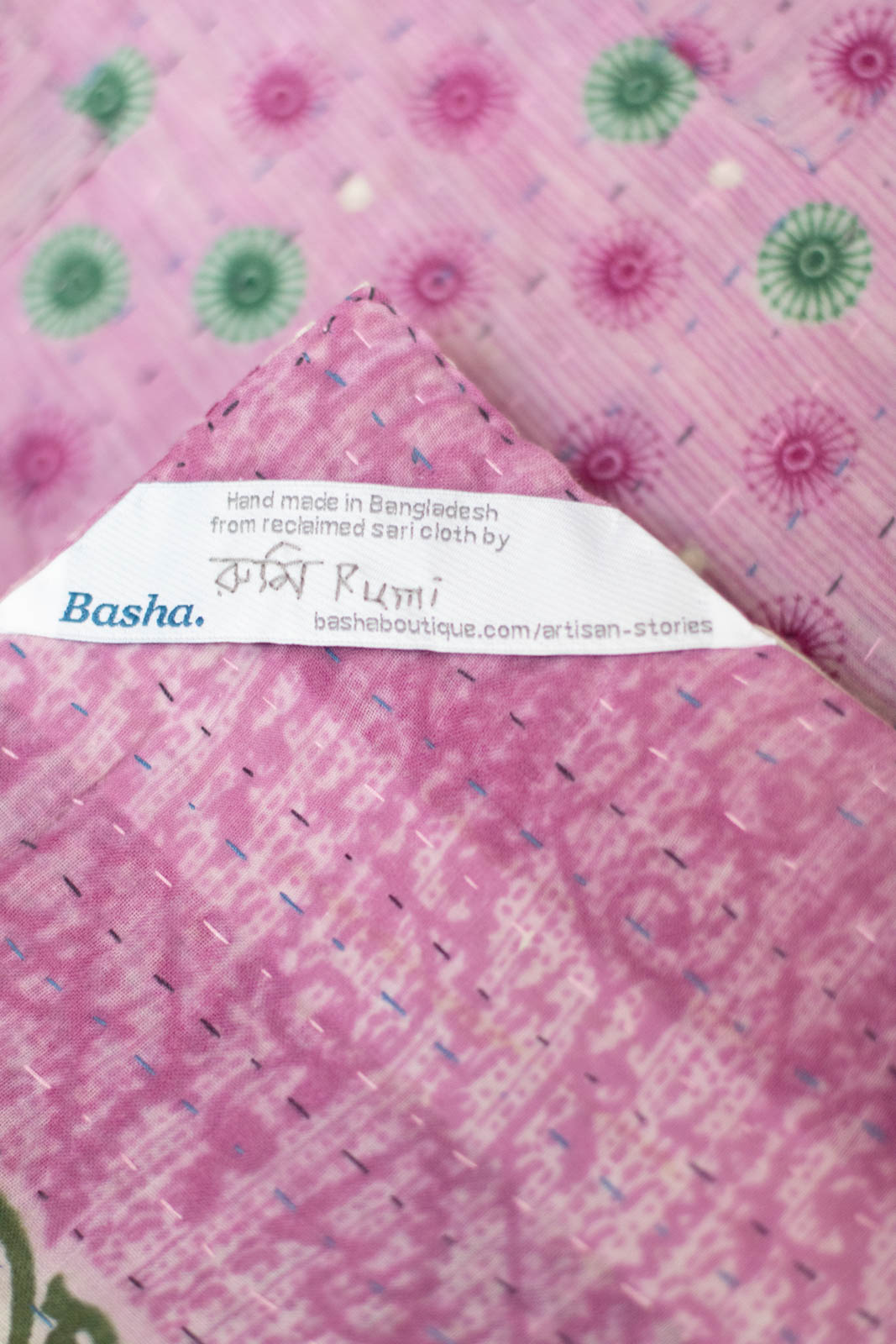 Tiny No. 2 Kantha Baby Blanket