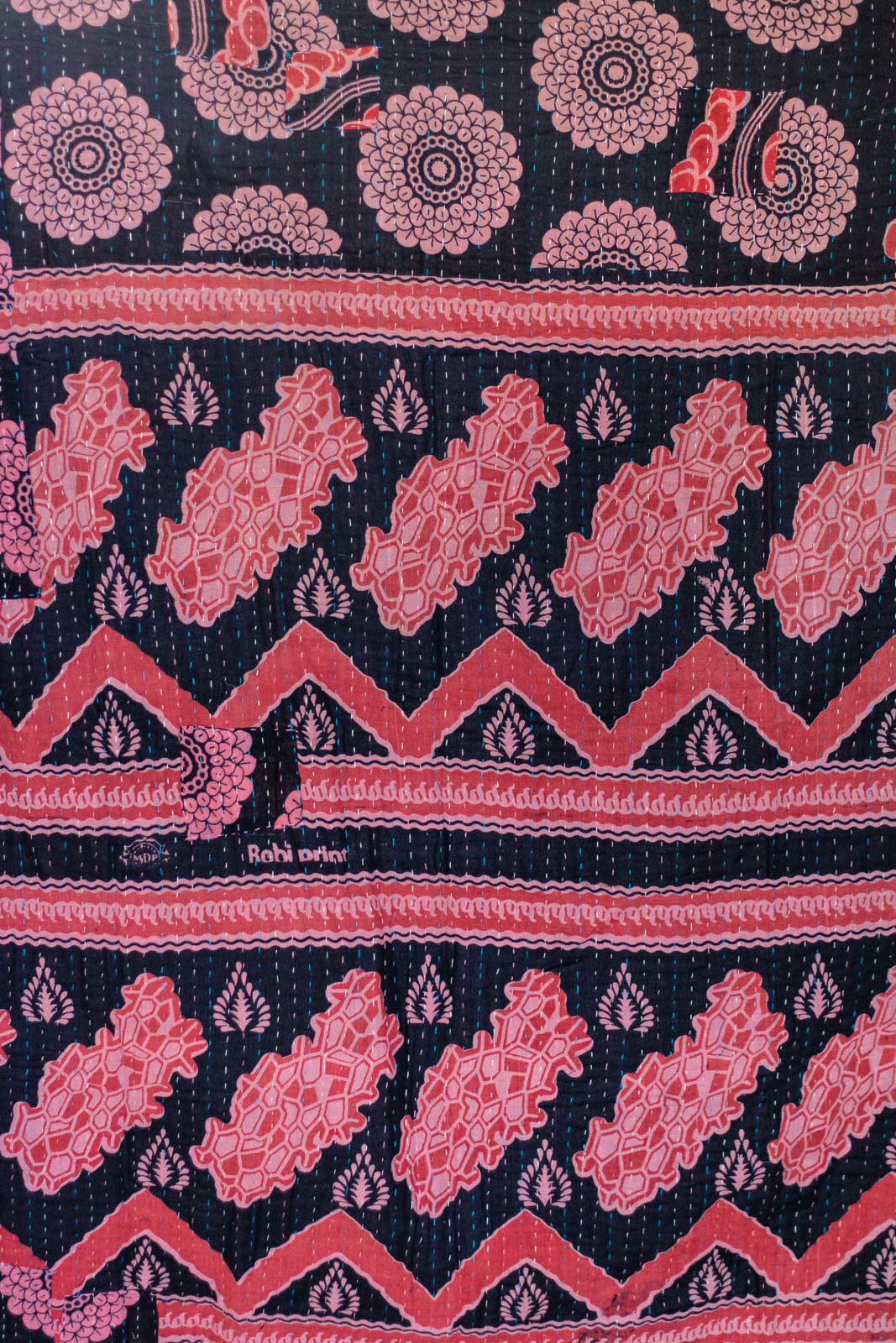 Tiny No. 9 Kantha Baby Blanket
