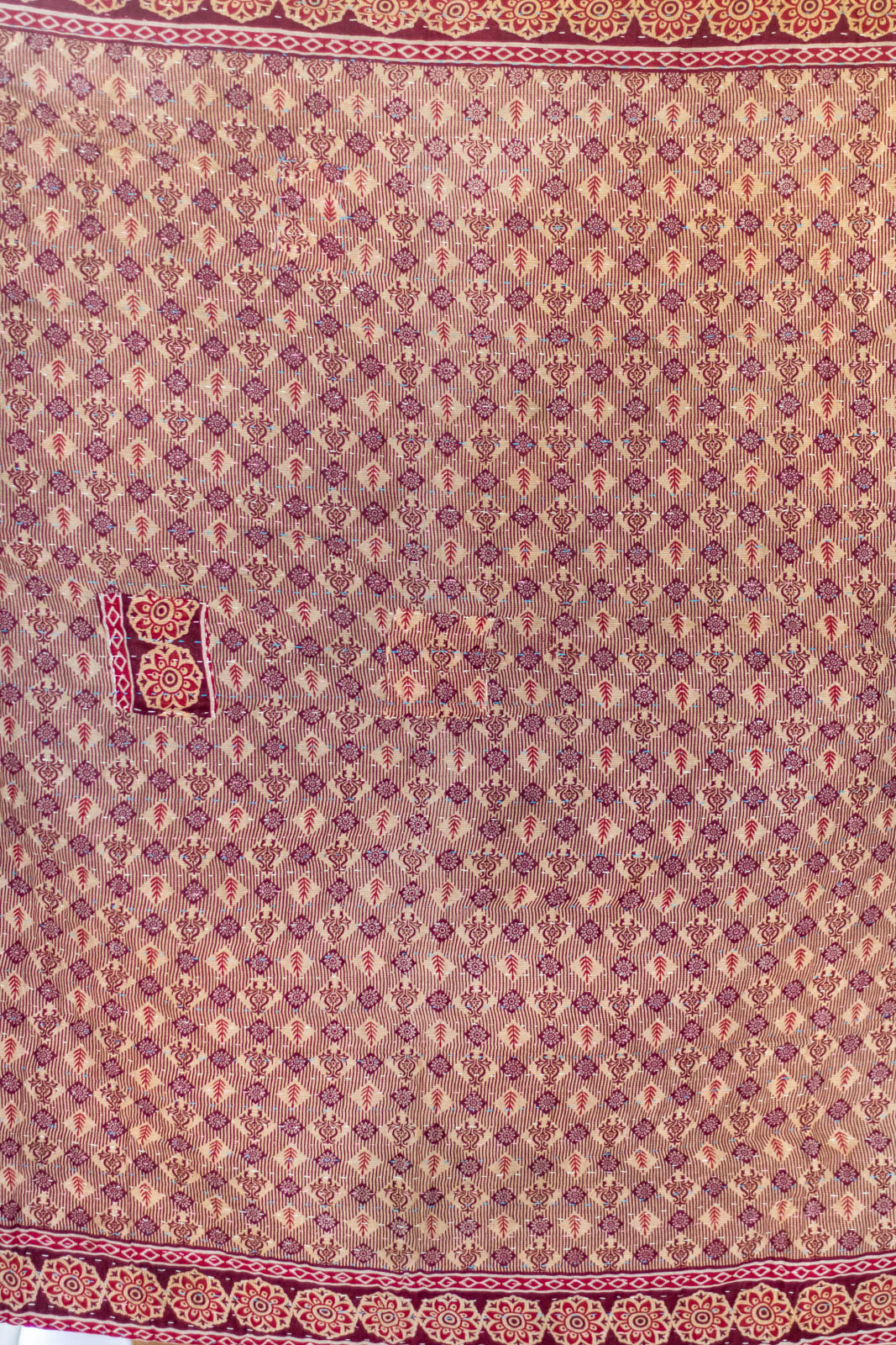 Tiny No. 9 Kantha Baby Blanket