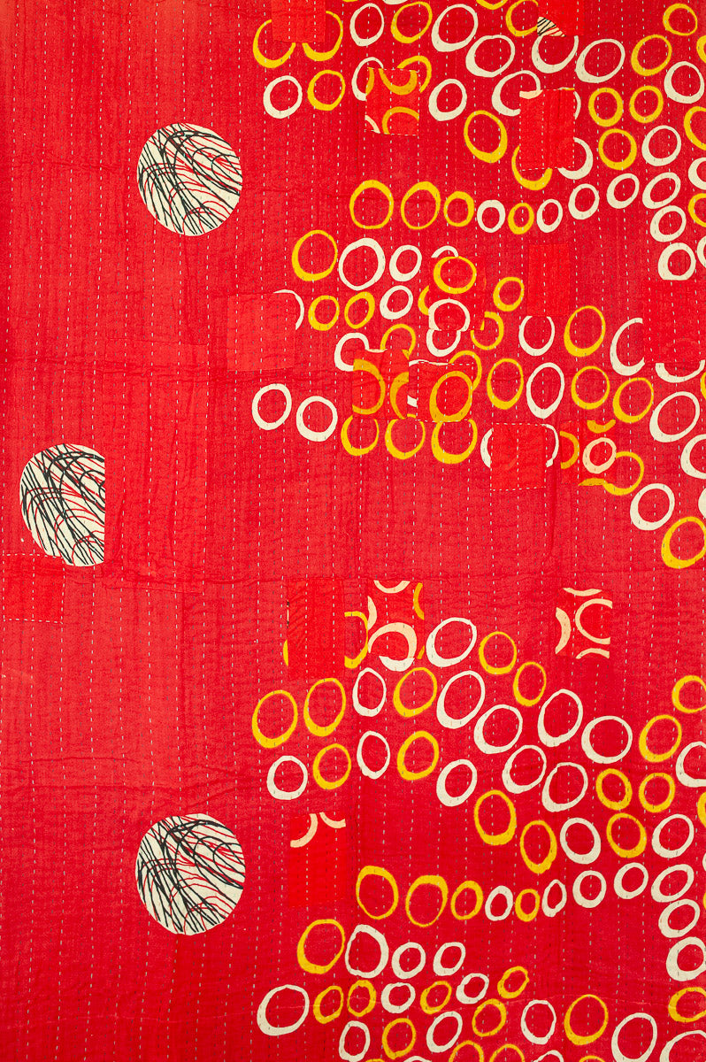 Nostalgia Kantha Throw