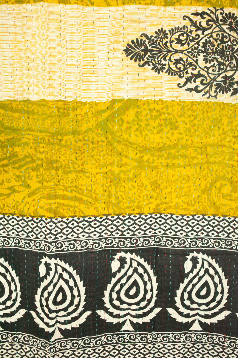 Nostalgia Kantha Throw