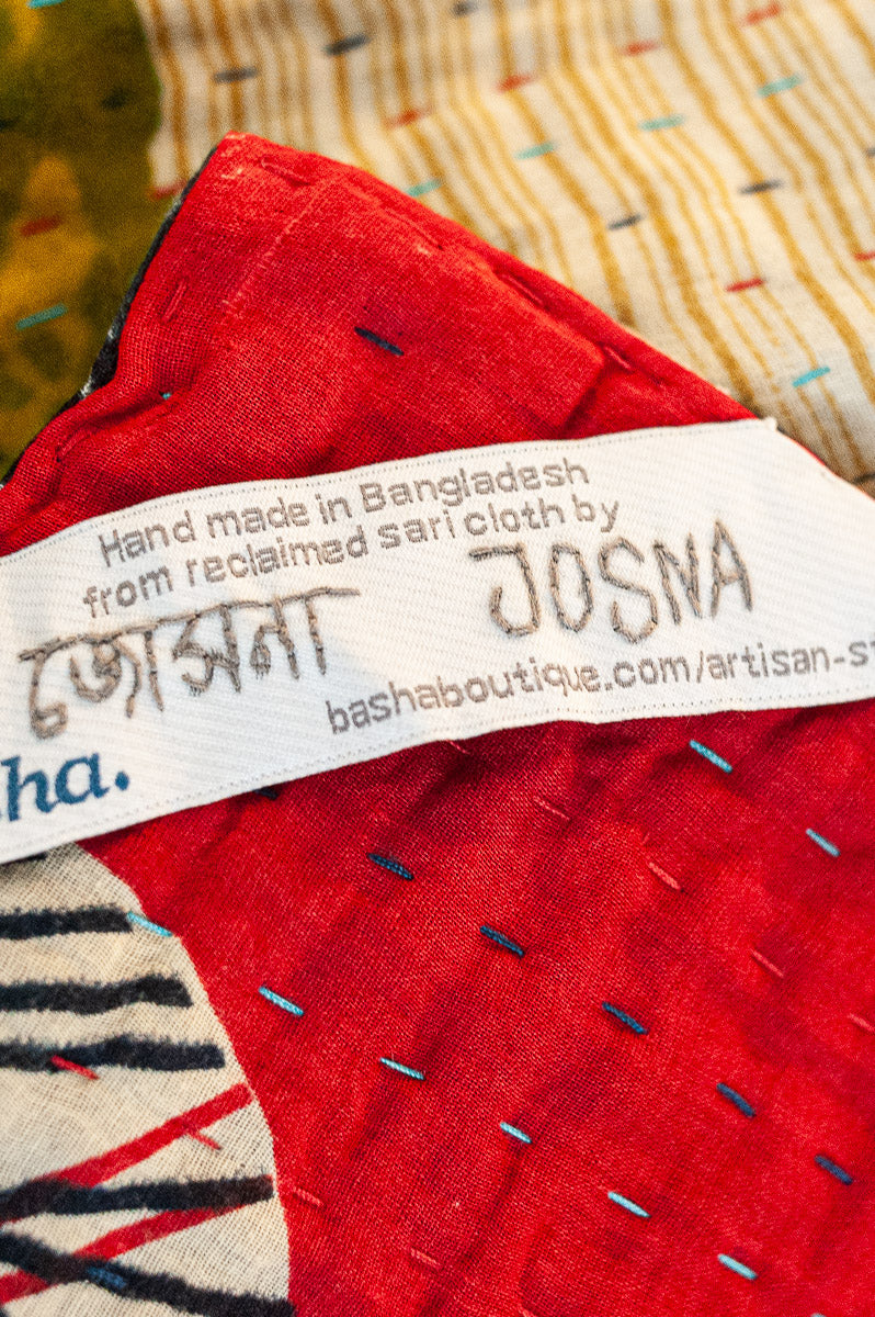 Nostalgia Kantha Throw