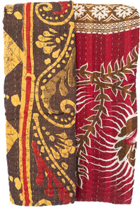 Kantha Throw Bed Quilt