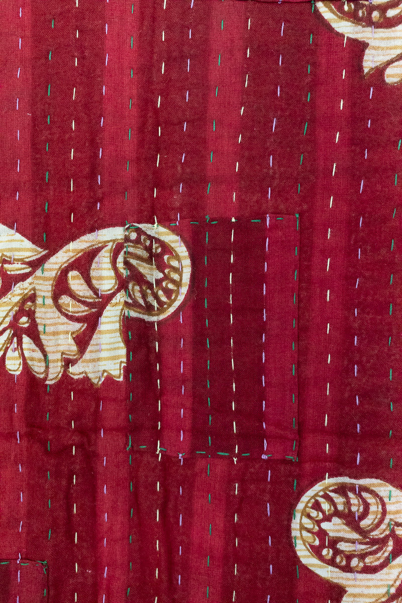 Rosewood Kantha Throw