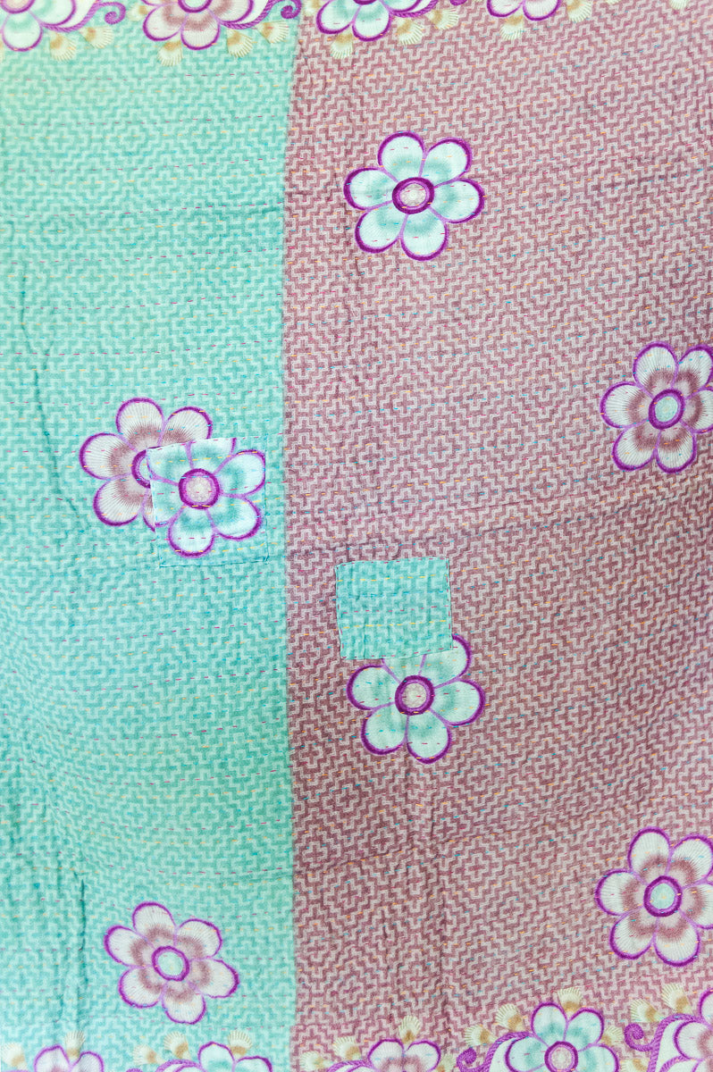 Dreamy No. 4 Kantha Baby Blanket