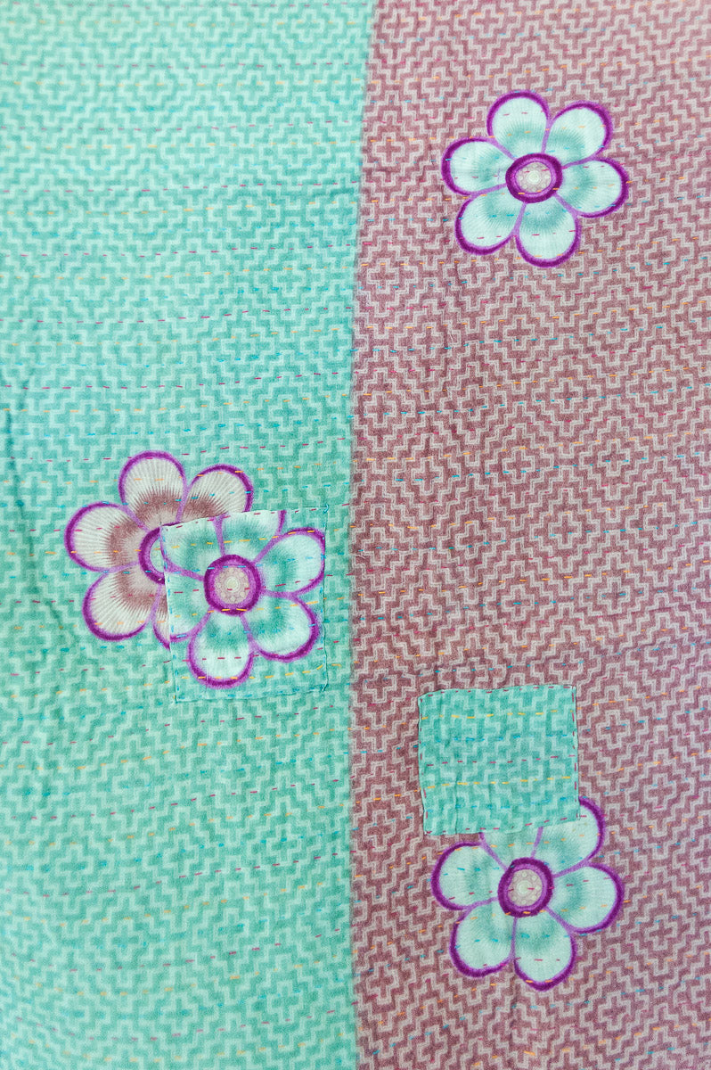 Dreamy No. 4 Kantha Baby Blanket