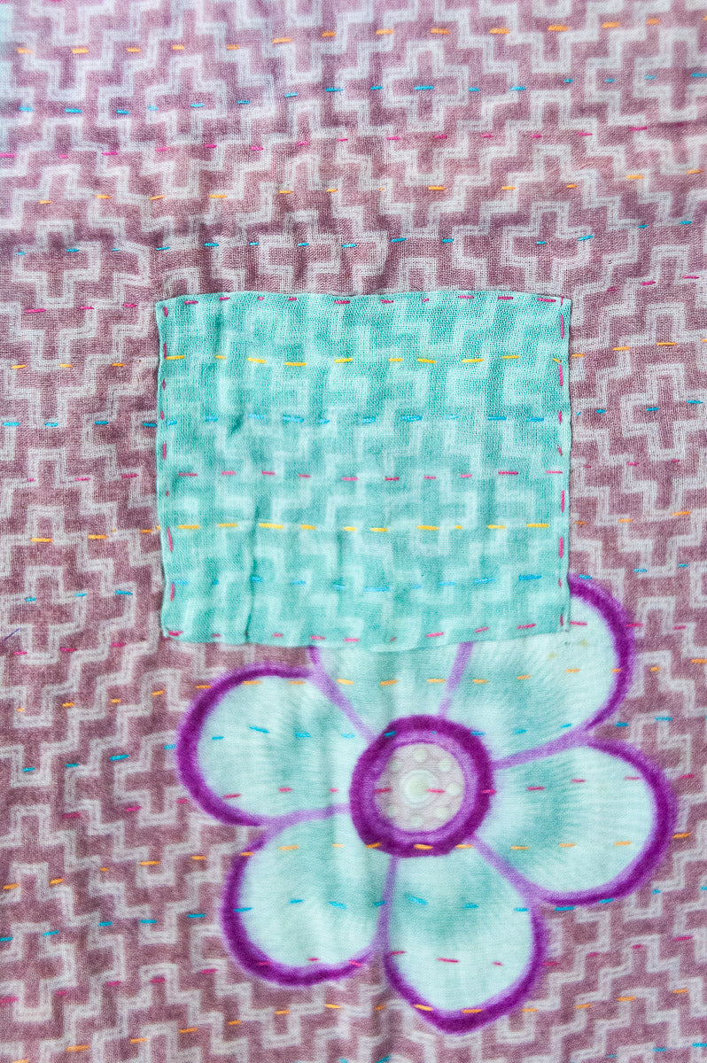 Dreamy No. 4 Kantha Baby Blanket