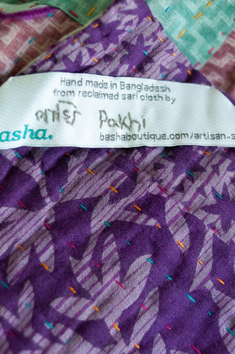 Dreamy No. 4 Kantha Baby Blanket