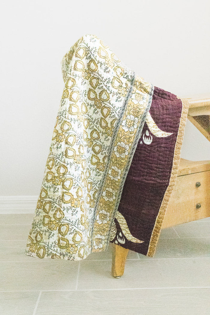 dignify Kantha Baby Blanket Quilt