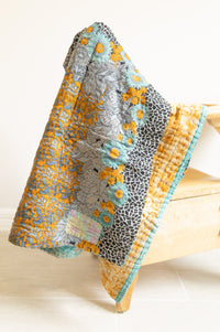 dignify Kantha Baby Blanket Quilt