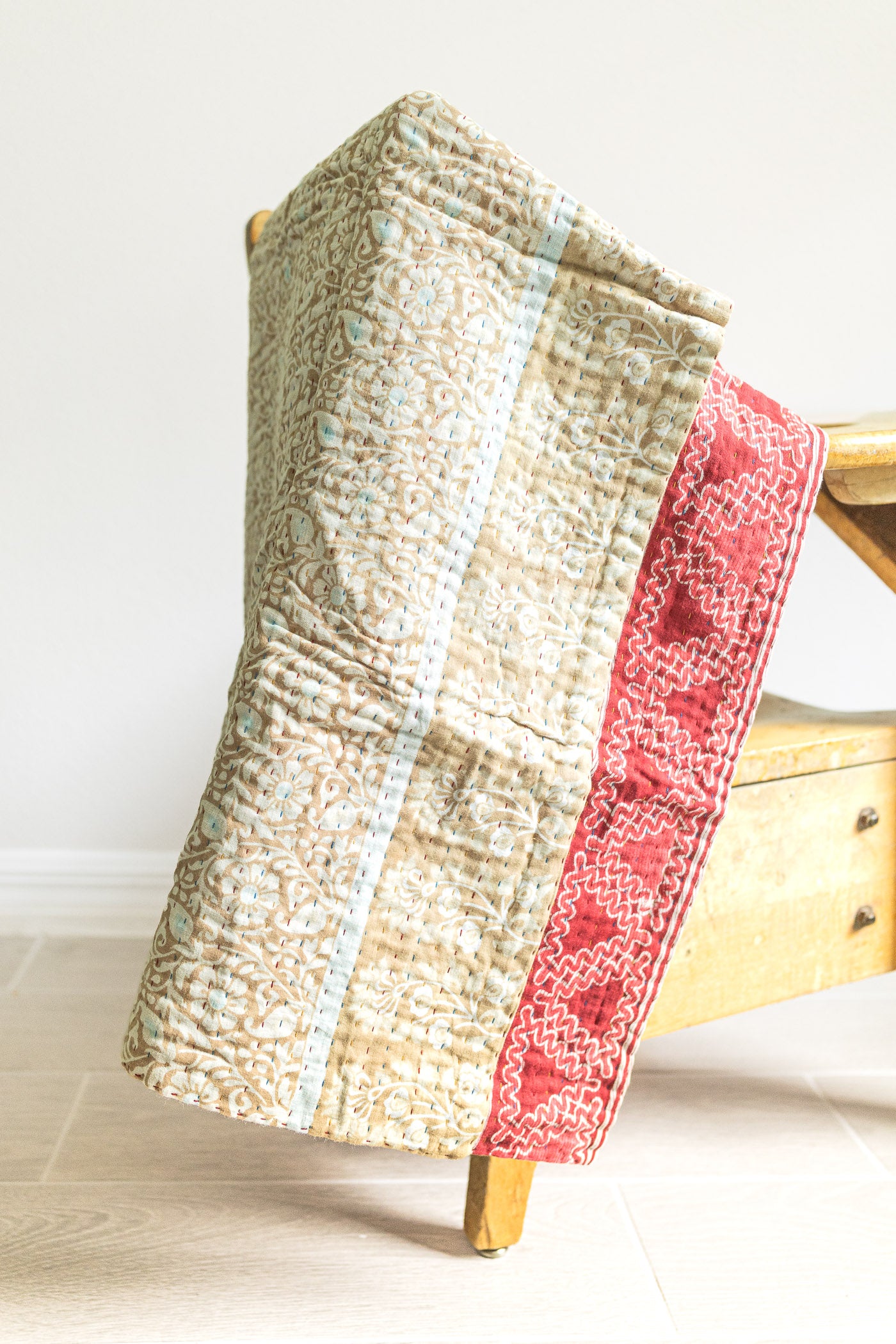 Dreamy No. 2 Mini Kantha Blanket
