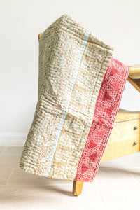 Dreamy No. 2 Mini Kantha Blanket