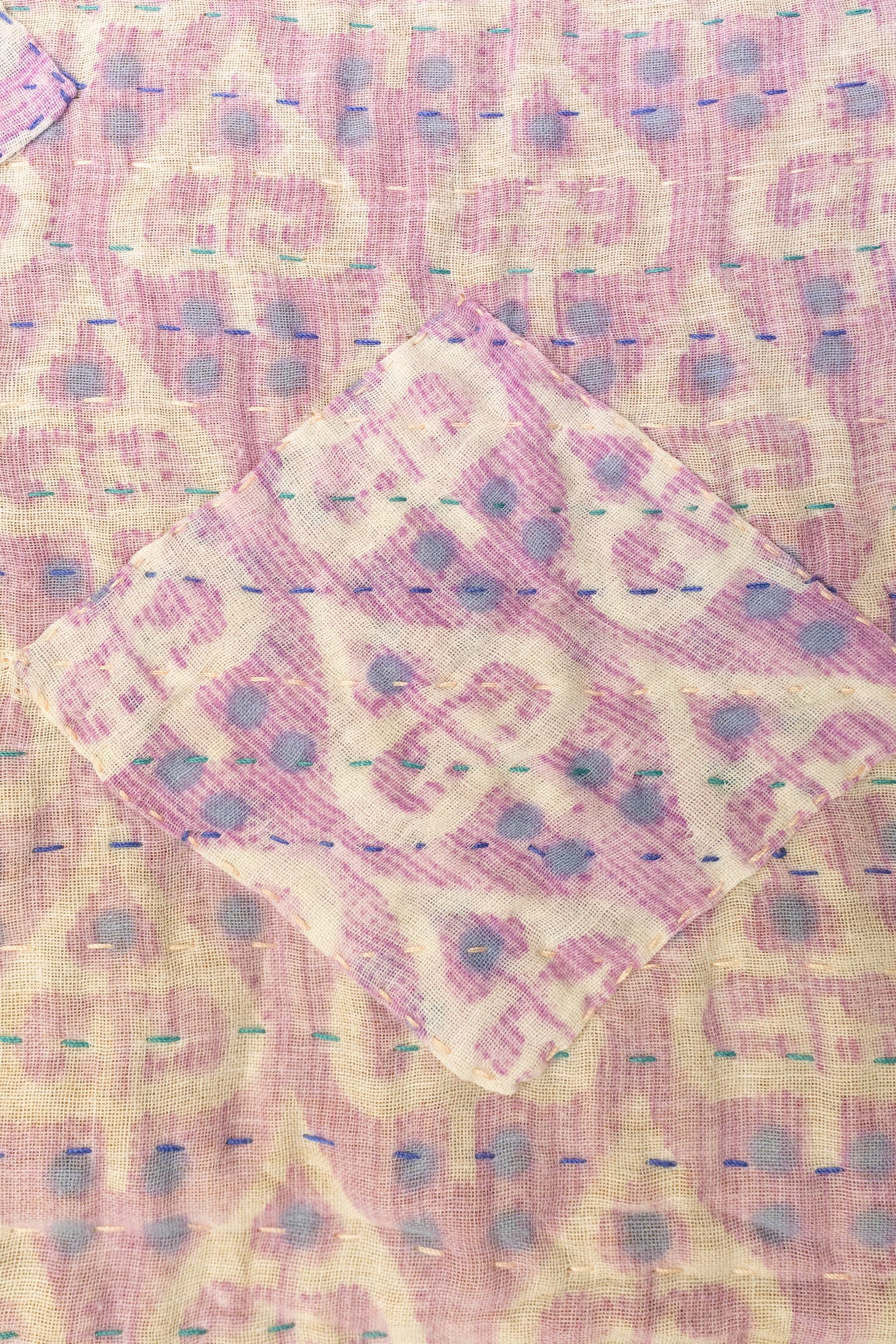 Dreamy No. 2 Mini Kantha Blanket