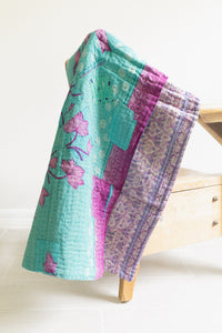 Dreamy No. 2 Mini Kantha Blanket