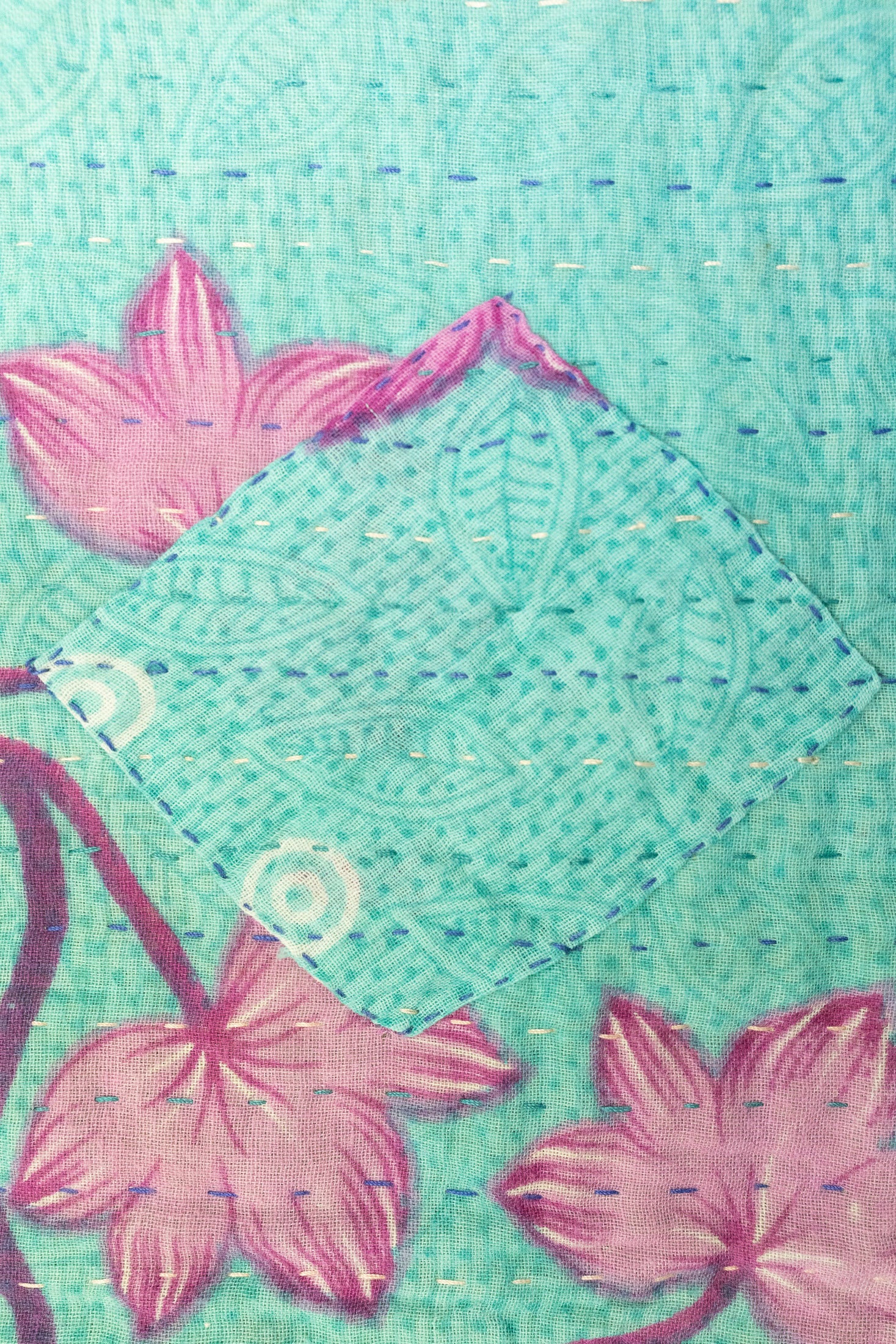 Dreamy No. 2 Mini Kantha Blanket