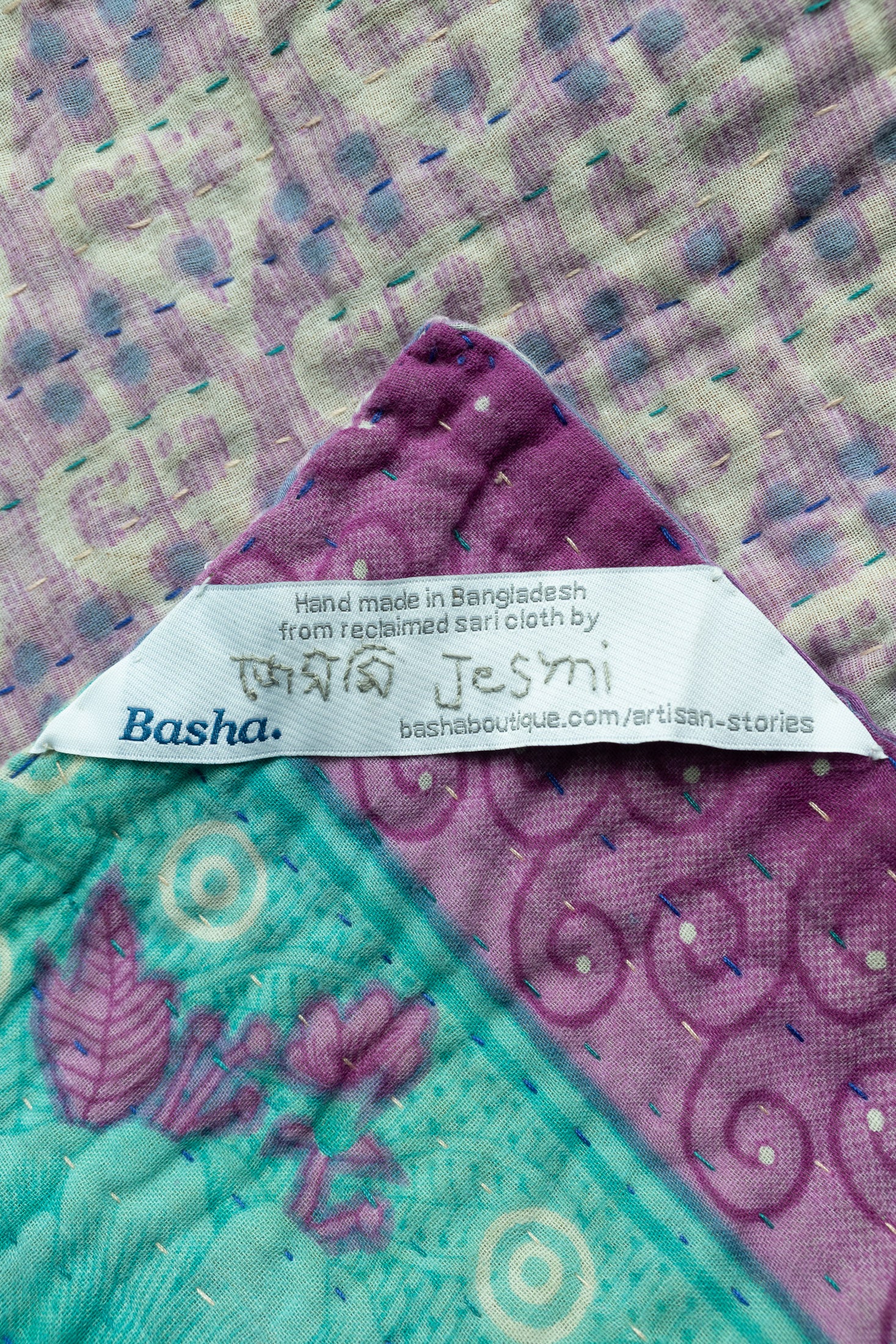 Dreamy No. 2 Mini Kantha Blanket