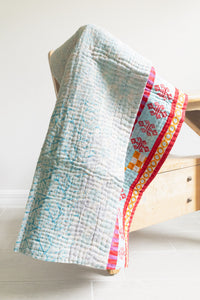 Dreamy No. 4 Mini Kantha Blanket