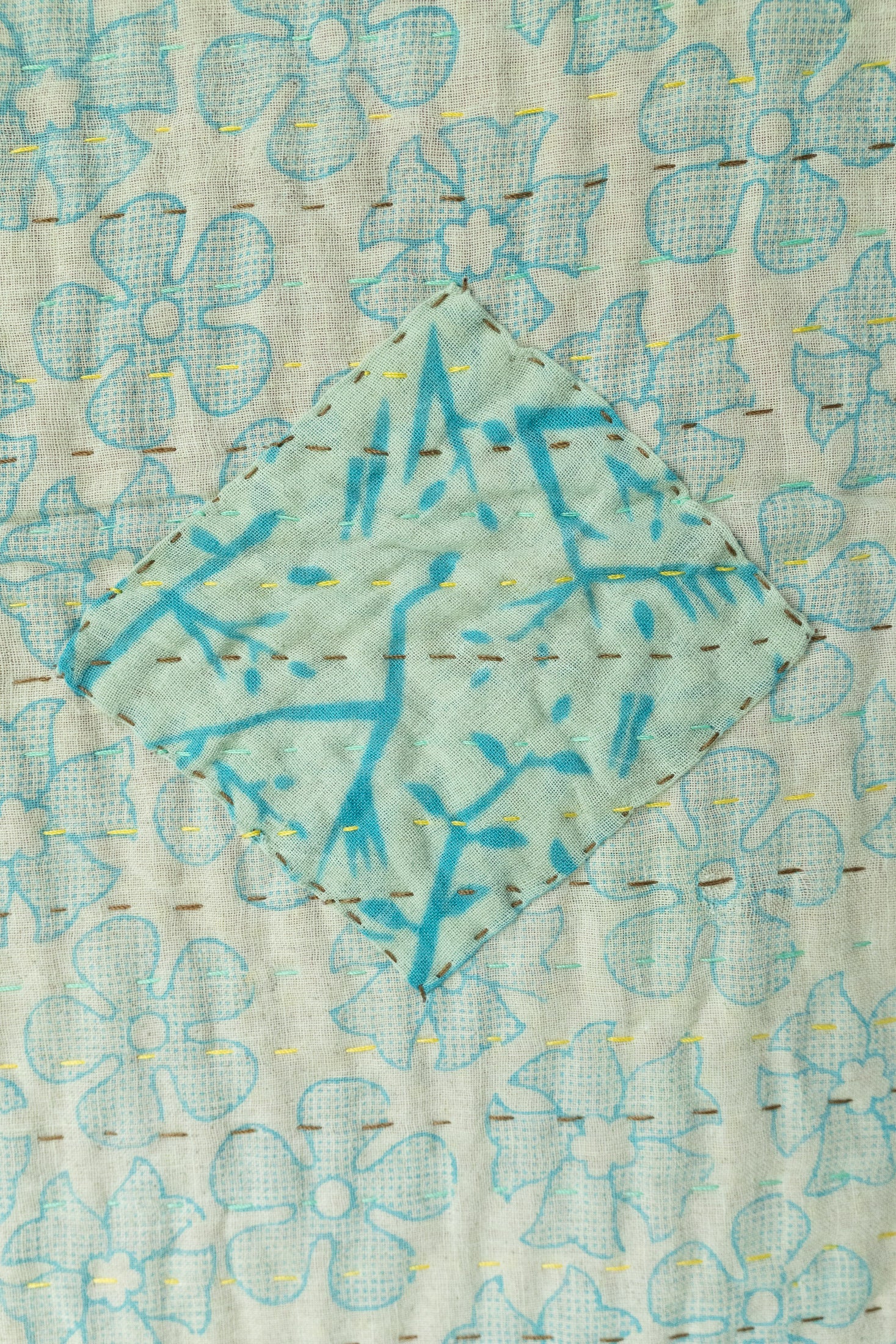 Dreamy No. 4 Mini Kantha Blanket