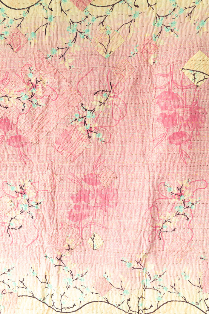 Dreamy No. 5 Mini Kantha Blanket