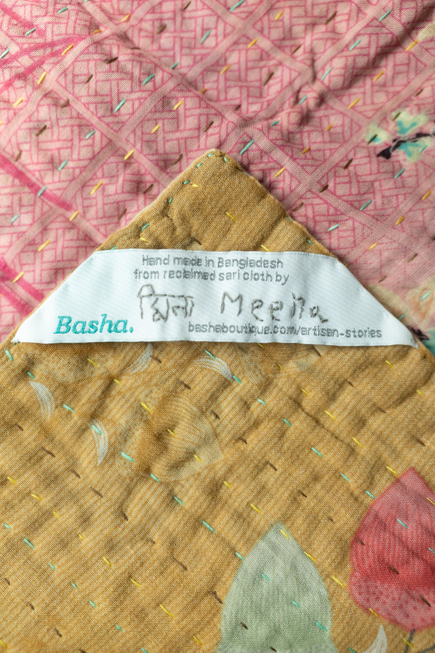 Dreamy No. 5 Mini Kantha Blanket