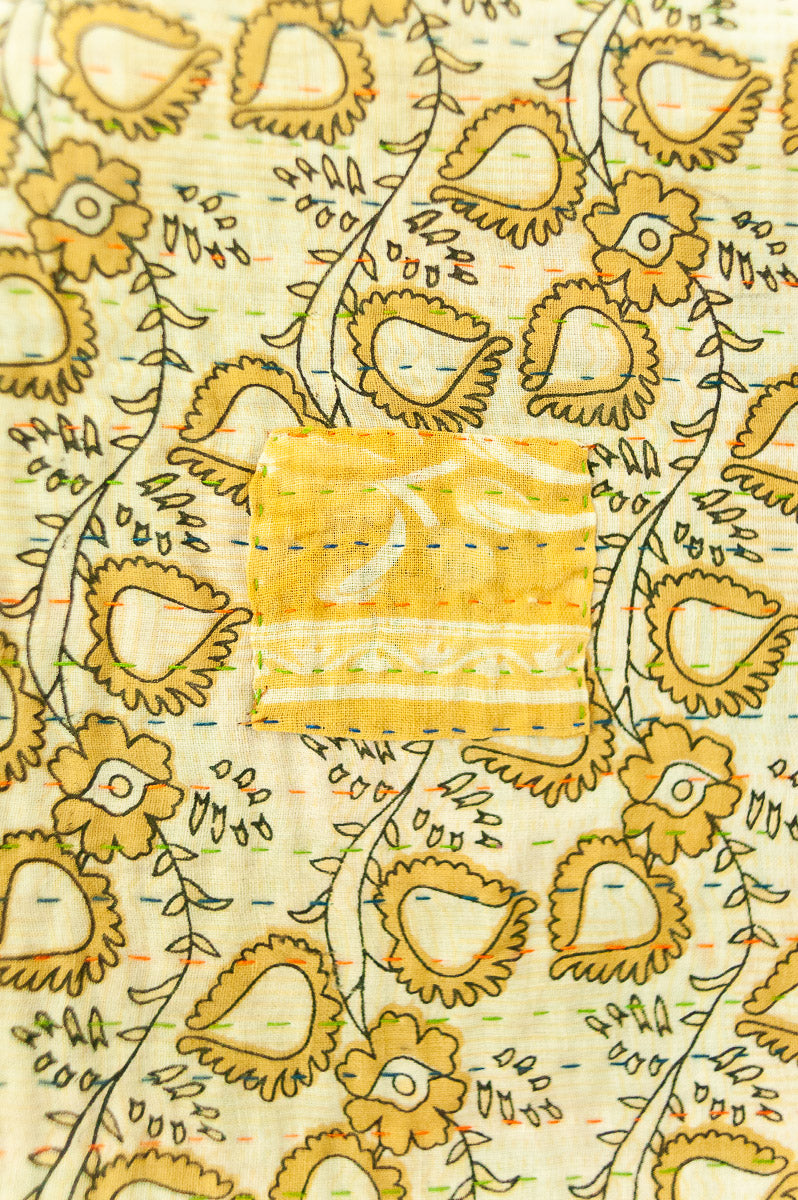 Dreamy No. 5 Kantha Baby Blanket