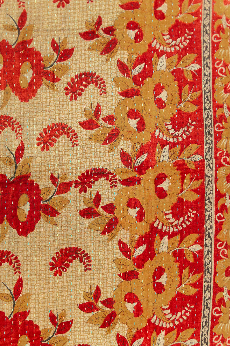 Driftwood Kantha Throw